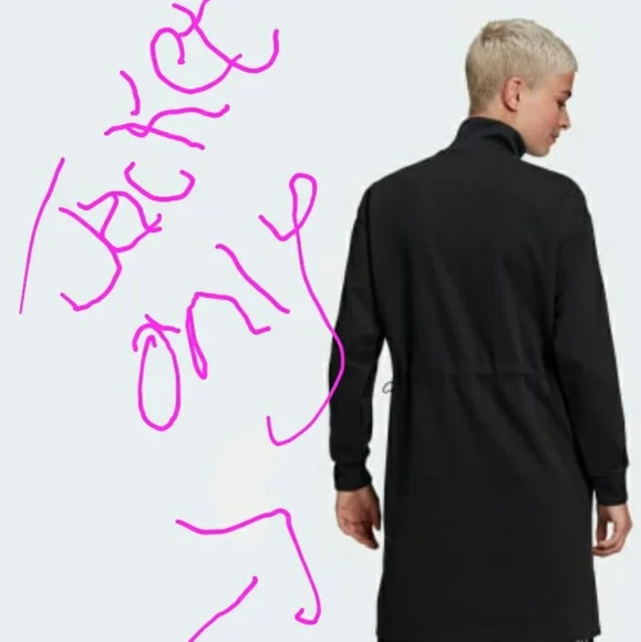 Adidas Primeblue Ladies 🚺 😍 Long Jacket XL - Picture 2 of 7